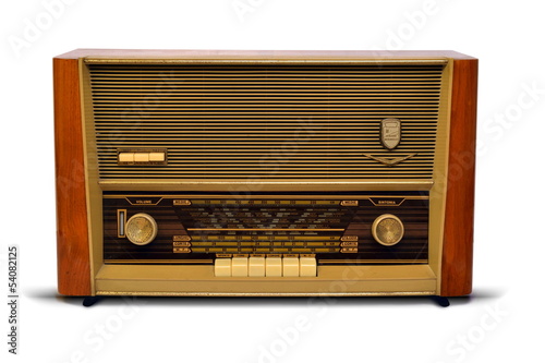 vintage valve radio