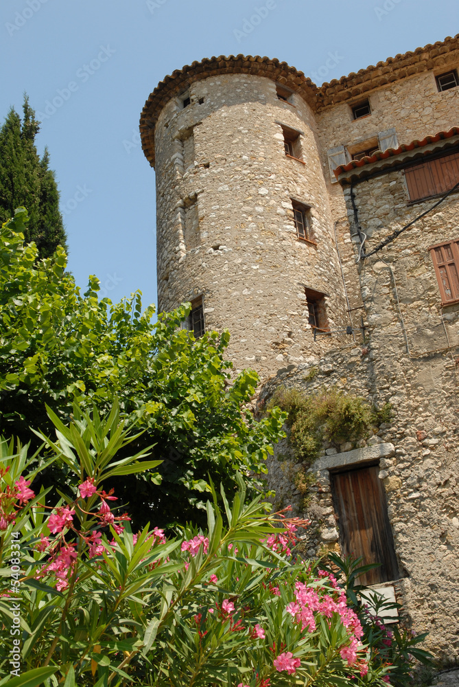 La tour du château de Carros