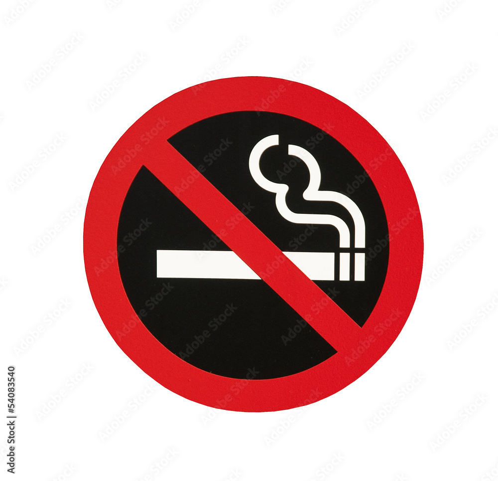 no smoking sign on a white background no smoking sign on a white background