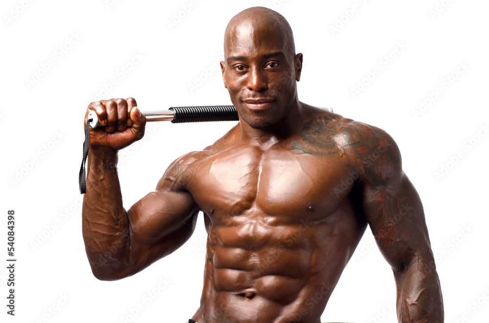 Strong bodybuilder man with perfect abs, shoulders,biceps, chest Strong bodybuilder man with perfect abs, shoulders,biceps, chest