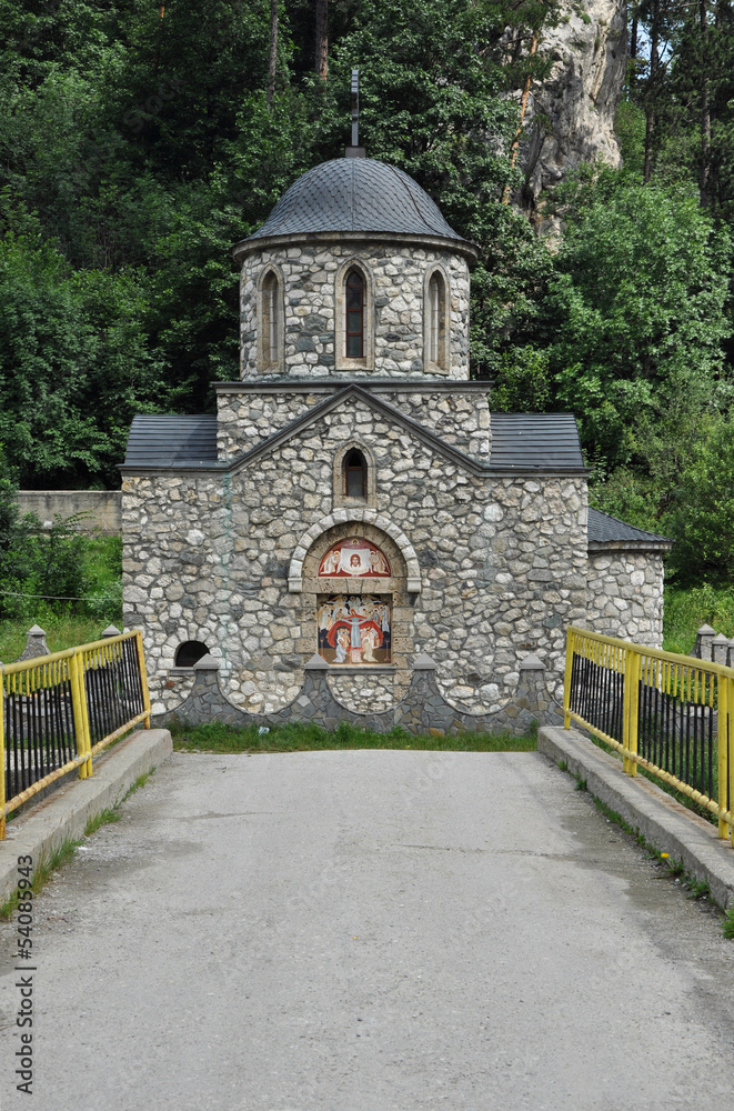 Old orthodox chapel in Bran, Romania