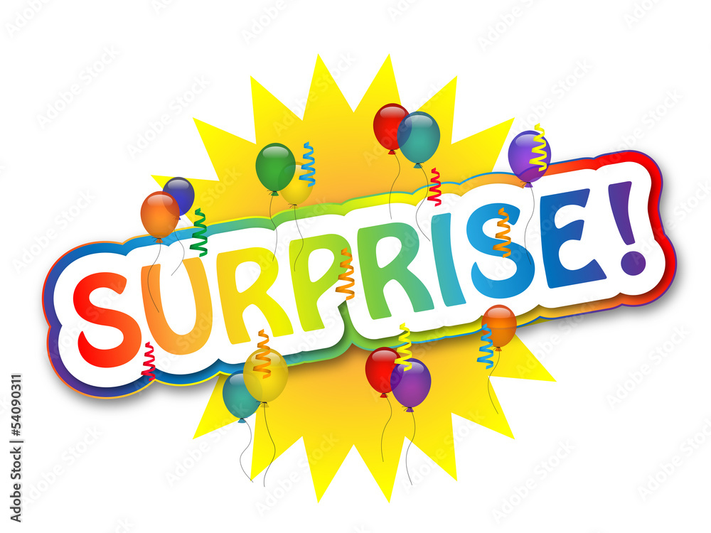 Surprise Birthday Party Clipart