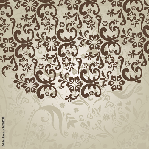 Vintage floral background