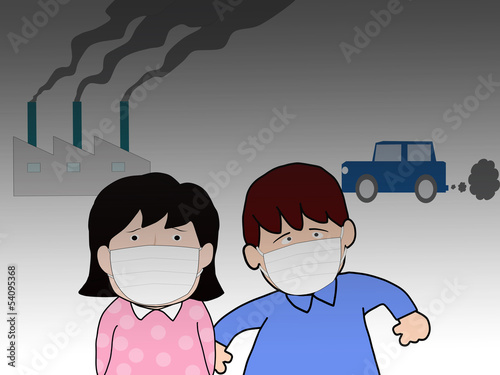 大気汚染 Stock イラスト Adobe Stock