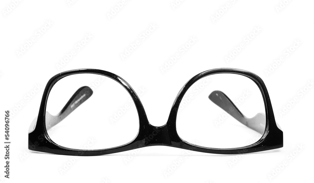 black glasses invert on a white background black glasses invert on a white background
