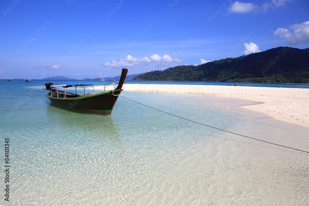 Clear water and blue sky. Lipe island, Thailand Clear water and blue sky. Lipe island, Thailand