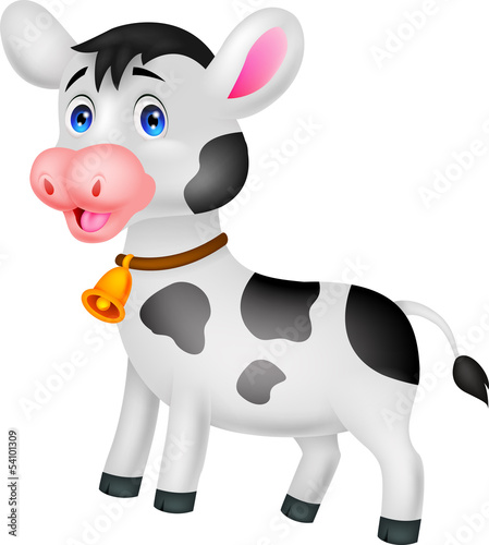 Cute cow cartoon