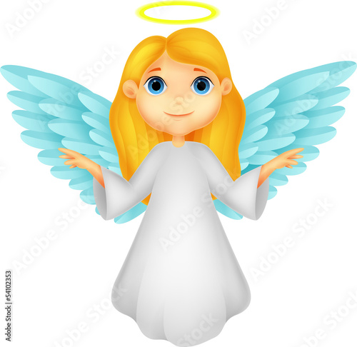 White angel cartoon