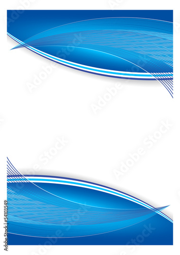 Abstract blue background for brochure