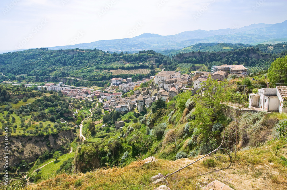 Panoramic view of Tursi. Basilicata. Italy. Panoramic view of Tursi. Basilicata. Italy.