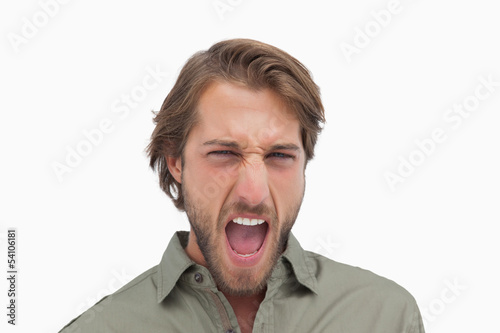 Man shouting with anger © WavebreakmediaMicro
