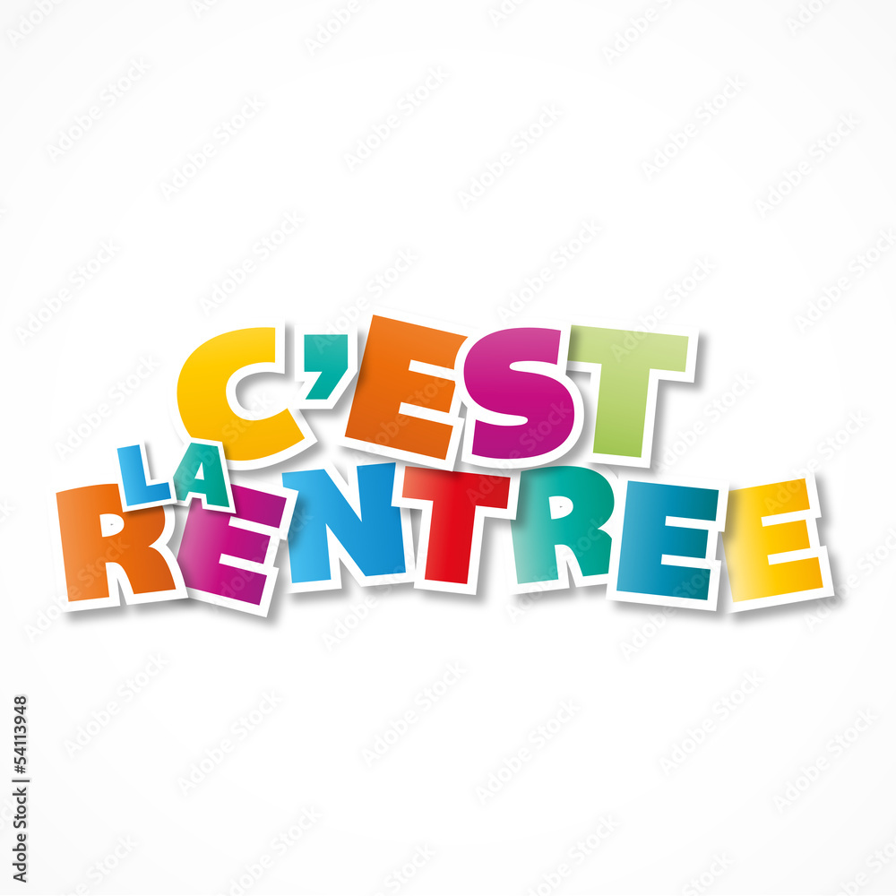 c'est la rentrée!! c'est la rentrée!!