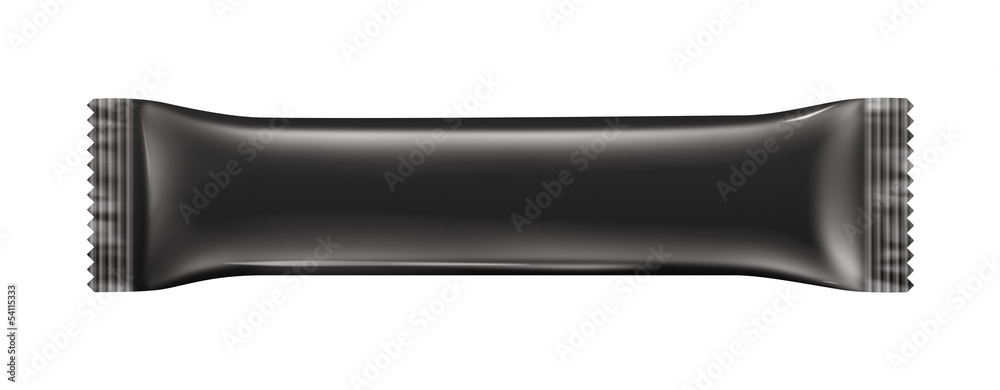 Chocolate bar package black