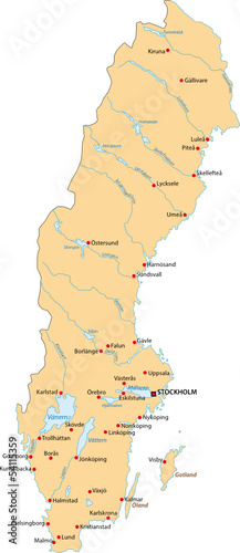 Sweden map