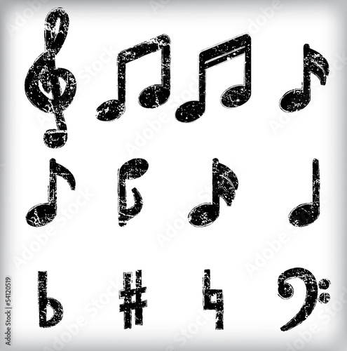 Grunge music symbol