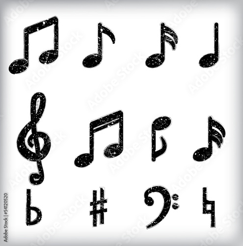 Grunge music symbol
