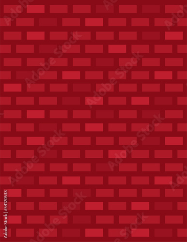 Red brick wall covering background