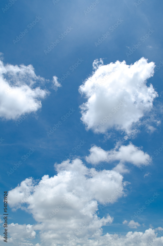 Fototapeta premium blue sky clouds background