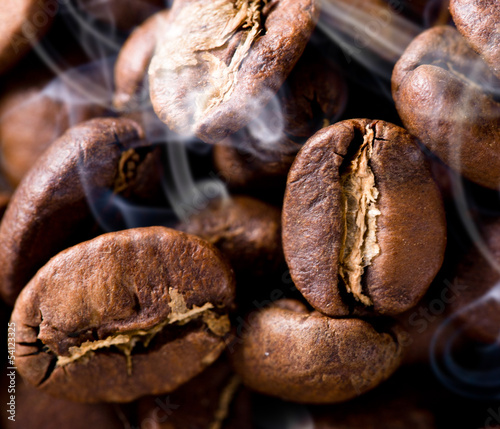 Coffee beans background