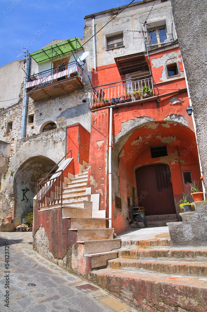 Alleyway. Tursi. Basilicata. Italy.