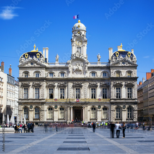 The famous Terreaux square photo