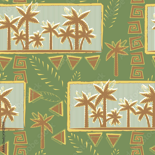 Palms pattern seamless background