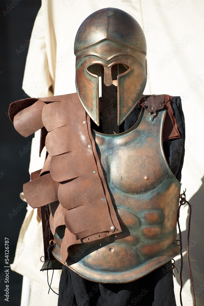 Spartan soldier uniform Stock-foto | Adobe Stock