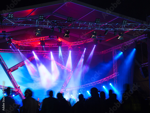 Photography music festival abstract