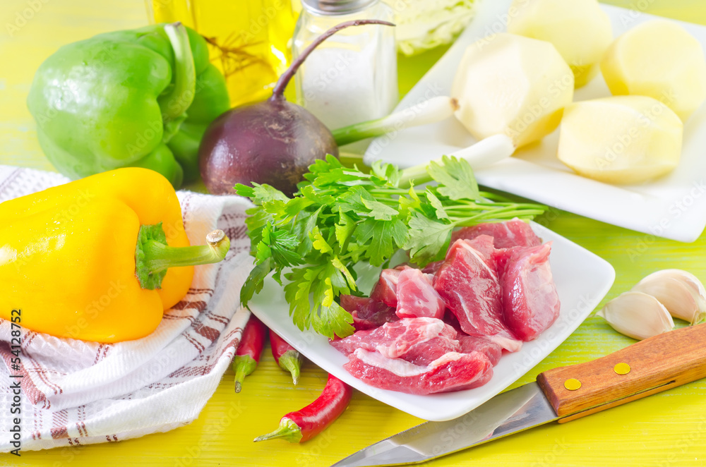 meat and vegetables meat and vegetables