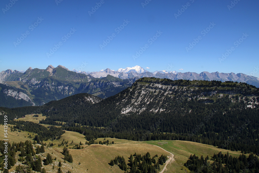 Naklejka premium mont-blanc