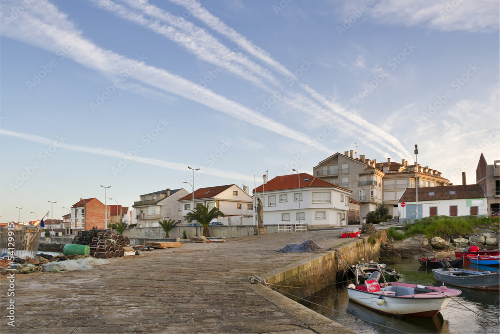 Fishing pier on Arousa Island