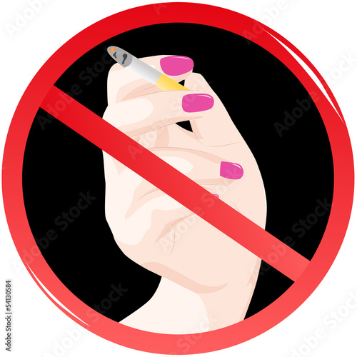 sign prohibiting smoking