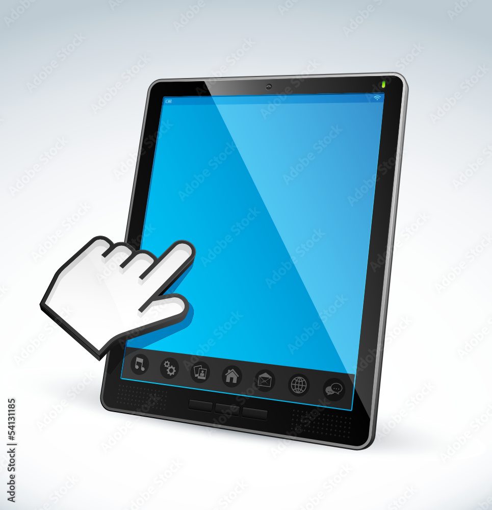 tablet pc ordinateur tactile curseur