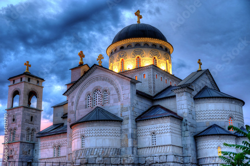Ortodox church of the Resurrection of Christ in Podgorica Monten