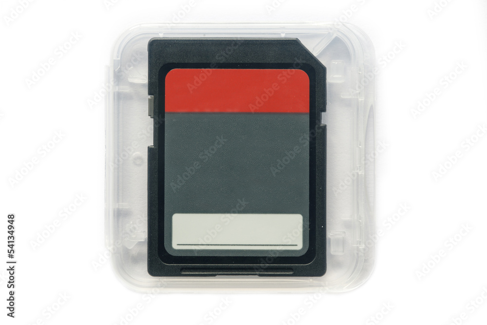 Black memory card box Black memory card box