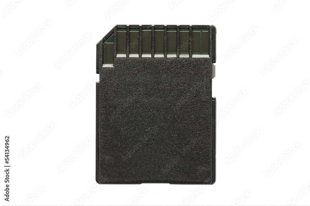 Black memory card Black memory card