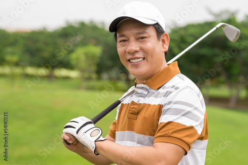 Professional golfer photo