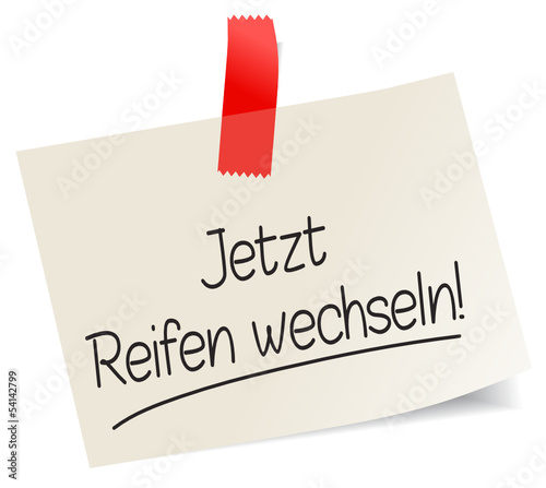 Jetzt Reifen wechseln!