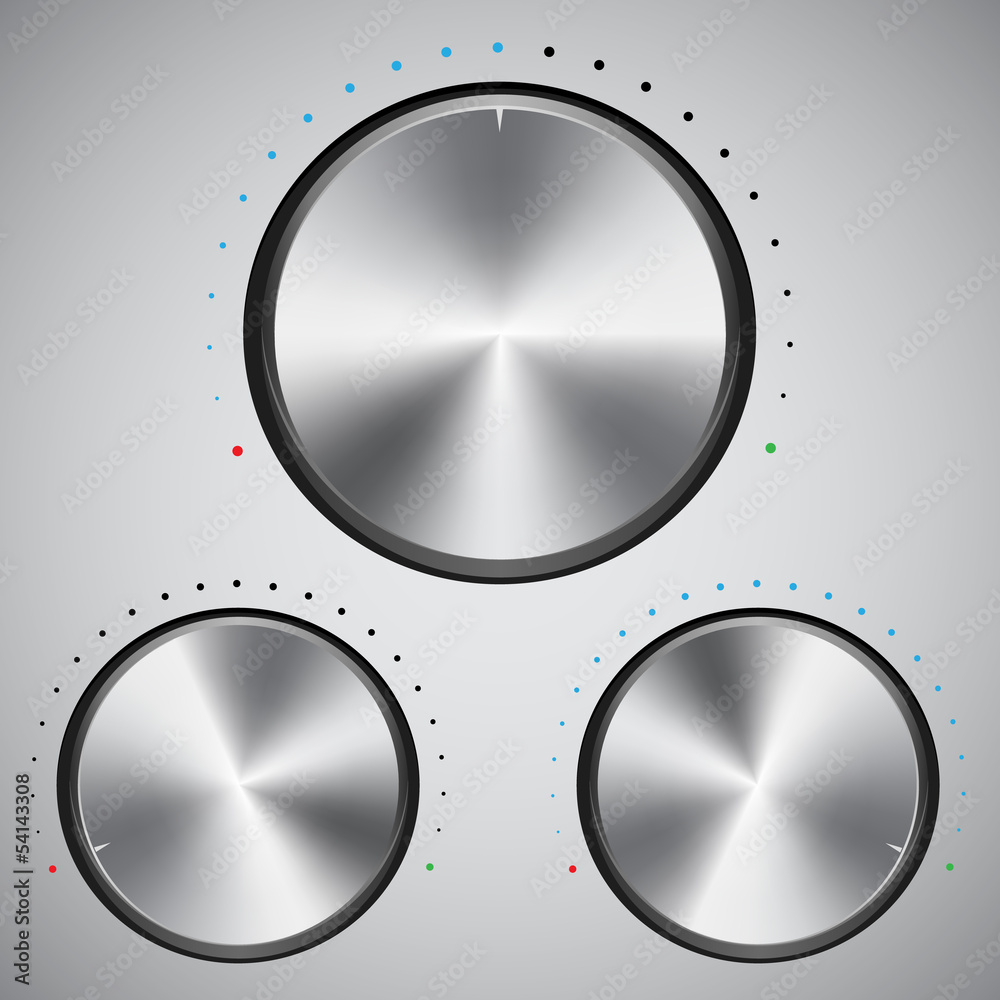 Volume button with metal texture Volume button with metal texture
