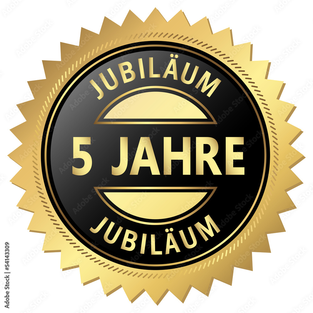 Jubiläum Button - 5 Jahre Jubiläum Button - 5 Jahre