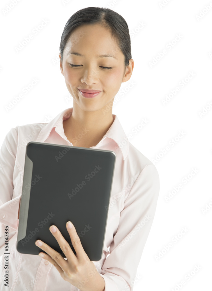 Beautiful Businesswoman Using Digital Tablet Beautiful Businesswoman Using Digital Tablet