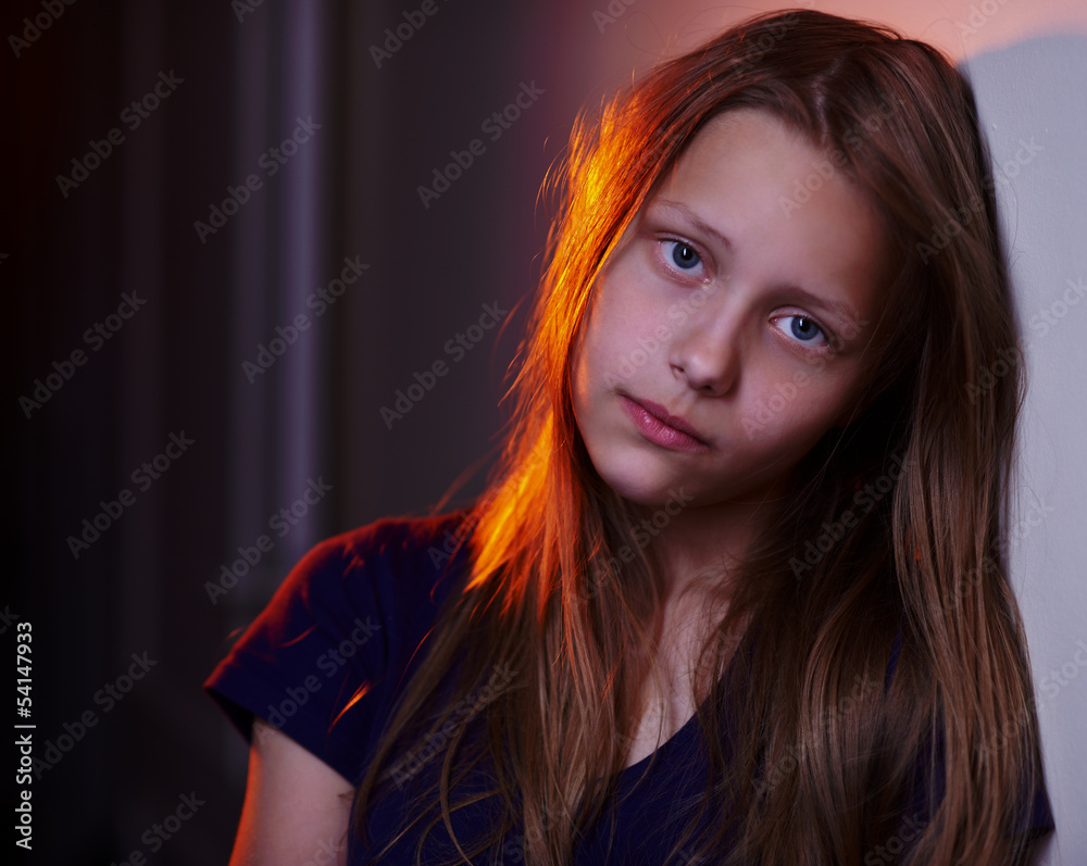 Portrait of a teen girl