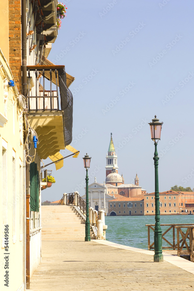 Obraz premium Venice. A lanterns on the quay.