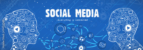 Social media vector illustration
