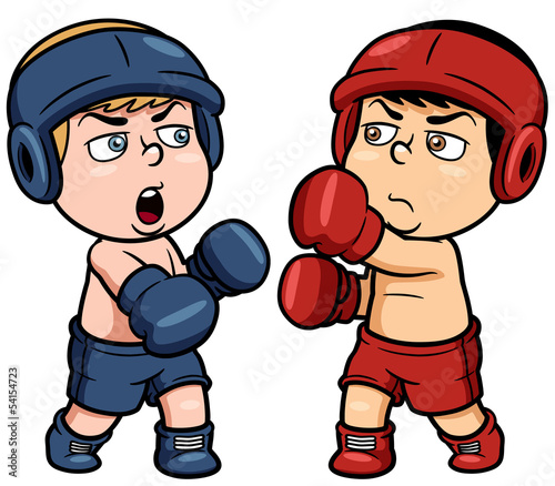Vector illustration of boxing