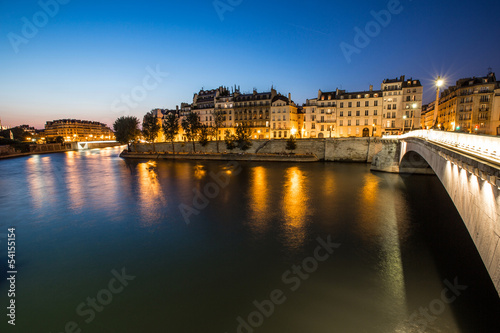 Canvas Print la seine paris