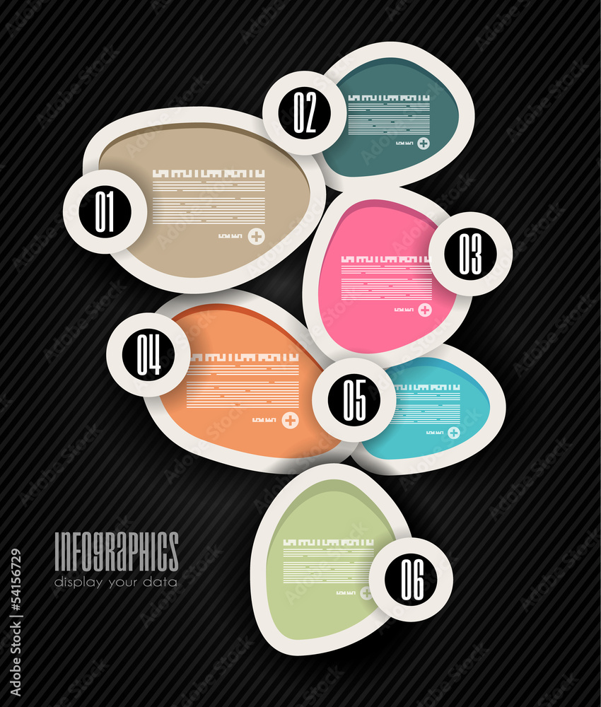 Infographics concept to display your data Infographics concept to display your data