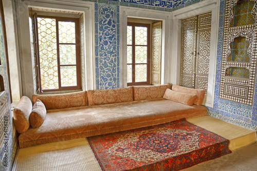 Detail From Topkapi Palace Interior, Istanbul, Turkey photo