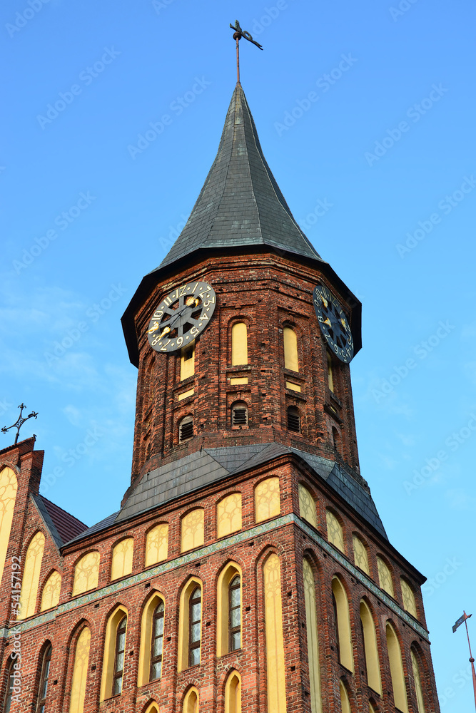 Koenigsberg Cathedral - Gothic 14th century. Kaliningrad, Russia