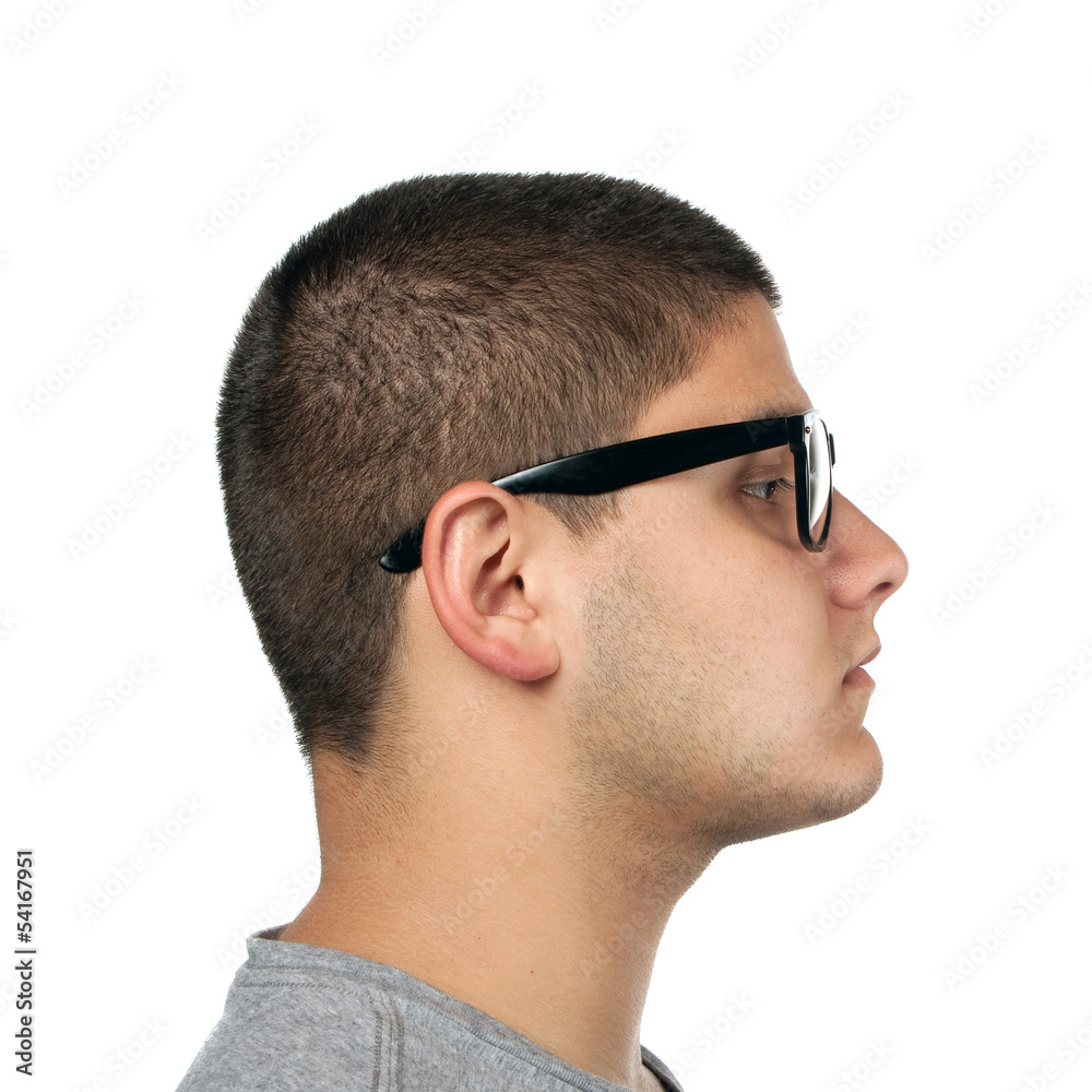 Fototapeta premium Young Man Side Profile